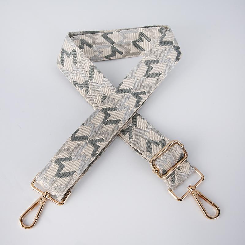 New Messenger Bag Shoulder Strap Versatile Adjustable Replacement Bag Strap Ethnic Style Five-pointed Star Bag Strap Accessories
