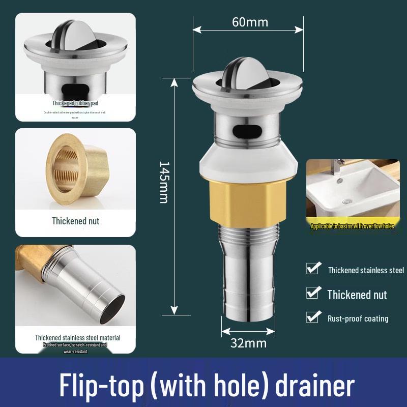 TaiYouQian Bathroom Sink Drainer & Pipe Accessories