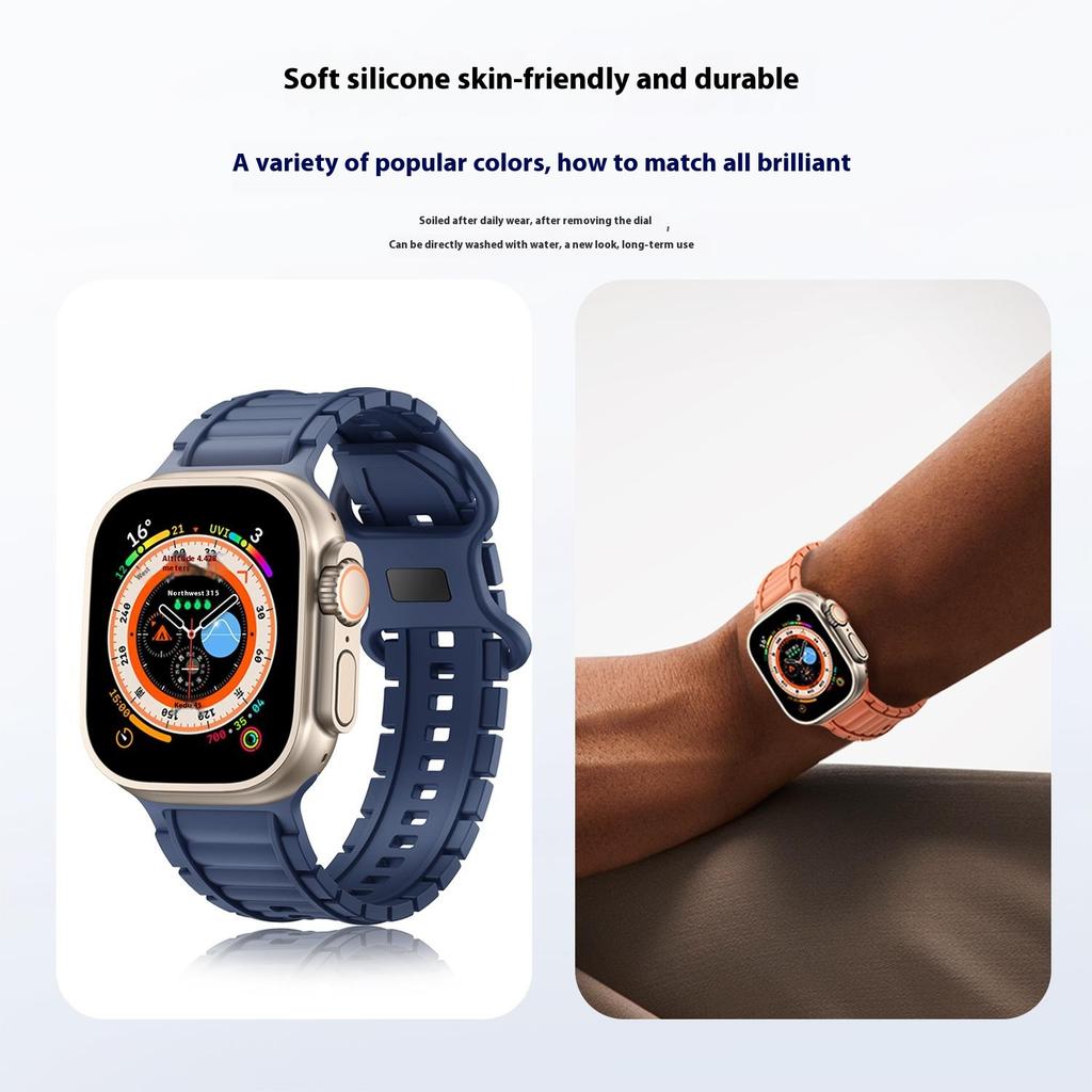 Sport Watch Strap for Apple Watch Series 10 Ultra 9 8 7 SE 6 5 4 3 2 1 46mm 49mm 45mm 44mm 42mm Adjustable Band