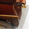 [Pre-Owned] Patricia Mini Coated Canvas Monogram Laurel Lock Crossbody Bag - Very Good #1SPYFUC
