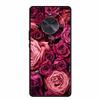 Phone Case For Honor X70 5G 2025 Case X 70 Coque Flowers Black Silicone Soft Back Cover For Honor X70 Cases HonorX70 Funda 6.79"
