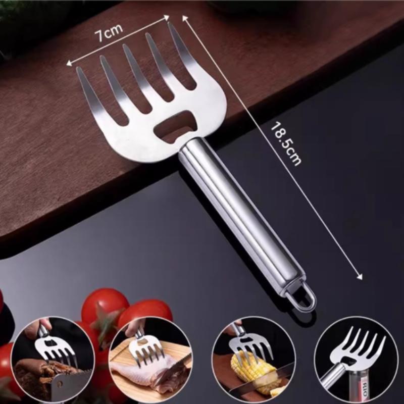 Convient Pour Garde-Main en Acier Inoxydable Artefact Cuisine Coupeur de Doigts Fourchette à Légumes Anti-Coupure