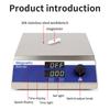 Stir Bars MS10 with 10L High Volume Magnetic Stirrer 100-1500 RPM Adjustbable Speed Magnetic Mixer Laboratory Mixing Device Tool