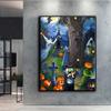 5D Diamond Painting Halloween Pumpkin And Witch Castle DIY Diamond Embroidery Rhinestone Home Decoration