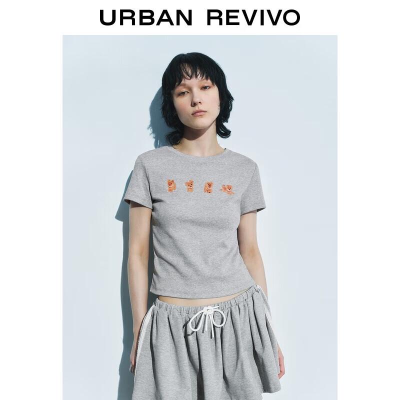 UR 2025 Women s Fun Dog Print Short-Sleeve T-Shirt M