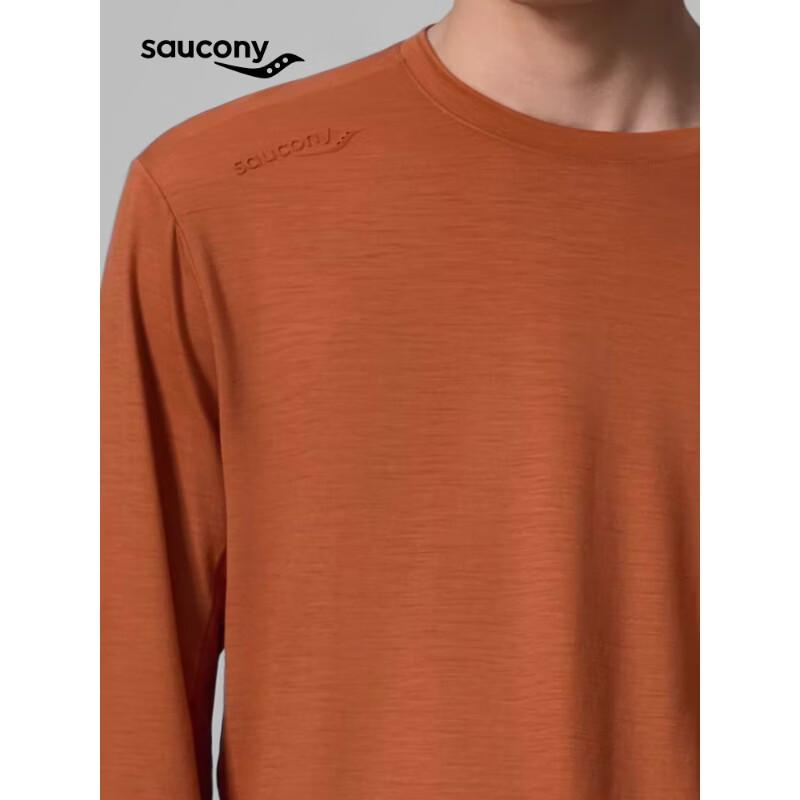 SAUCONY Men's Merino Wool Long Sleeve T-Shirt