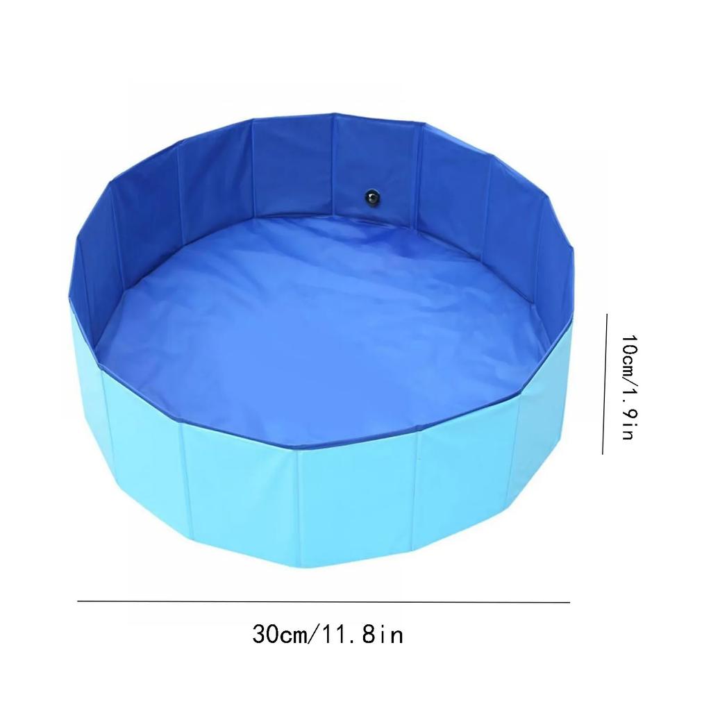 Haustierpool Tragbare Schwimmwanne Faltbare Hundebadewanne Faltbare Haustierbadewanne Hundebadewanne Outdoor Indoor Zusammenklappbarer Bade-Pool