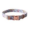 Fashion Dog Collar+Leash+Necktie Set Completes with Colorful Floral Print Bow Perfect for Pets Outstanding in the Crowd