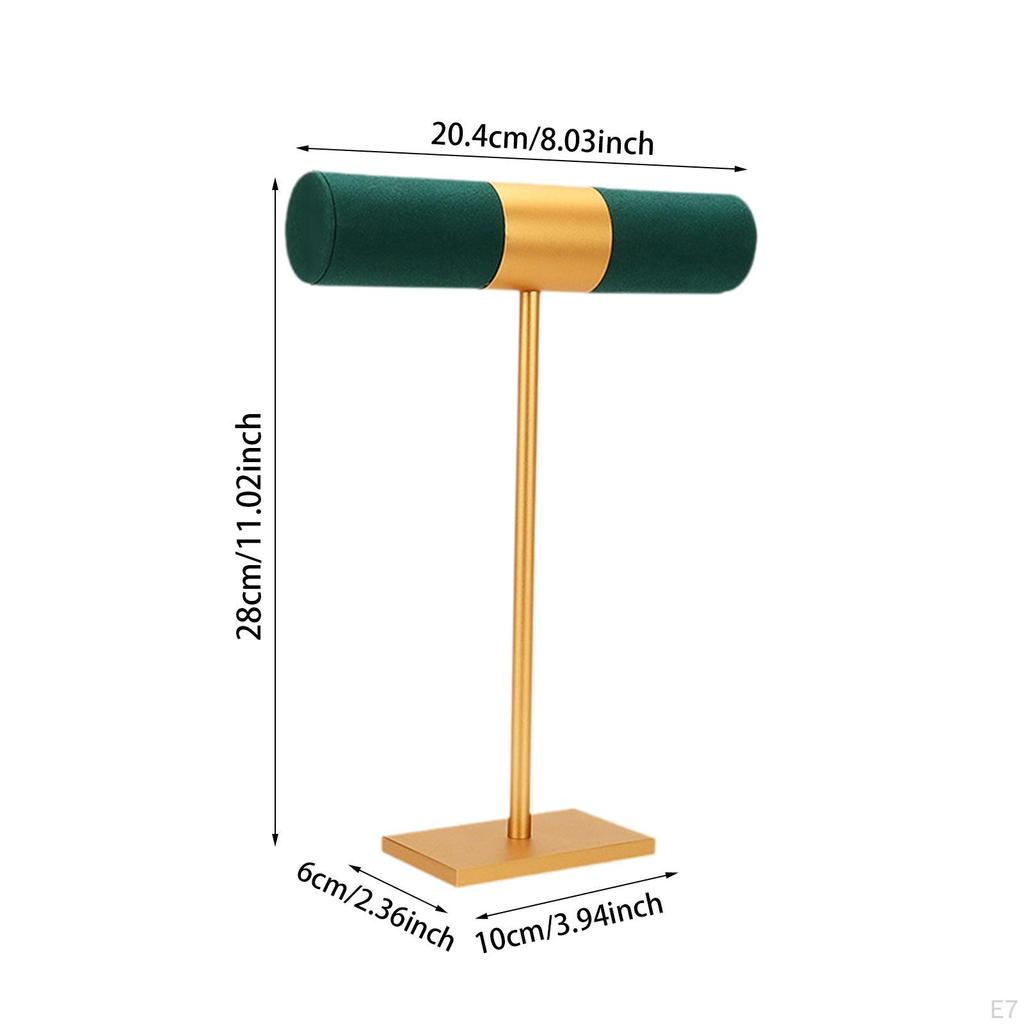 Bracelet Display Stand Jewelry Holder Bangle Hair Band Rack Organizer T Bar