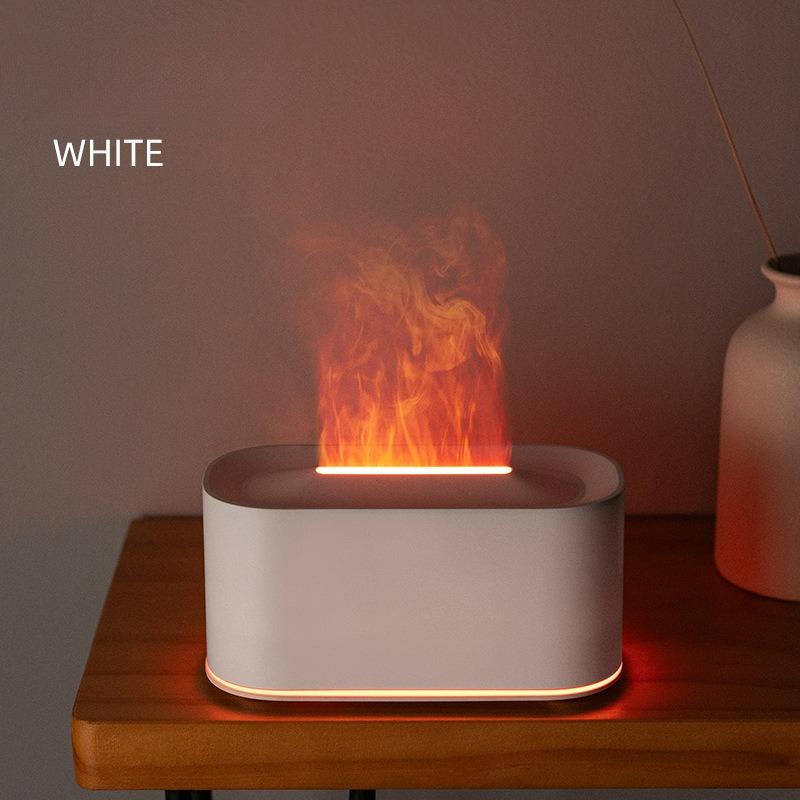Flame Aroma Diffuser USB Bedroom Hotel Essential Oil Diffuser Humidifier Aromatizador De Ambiente Lighting