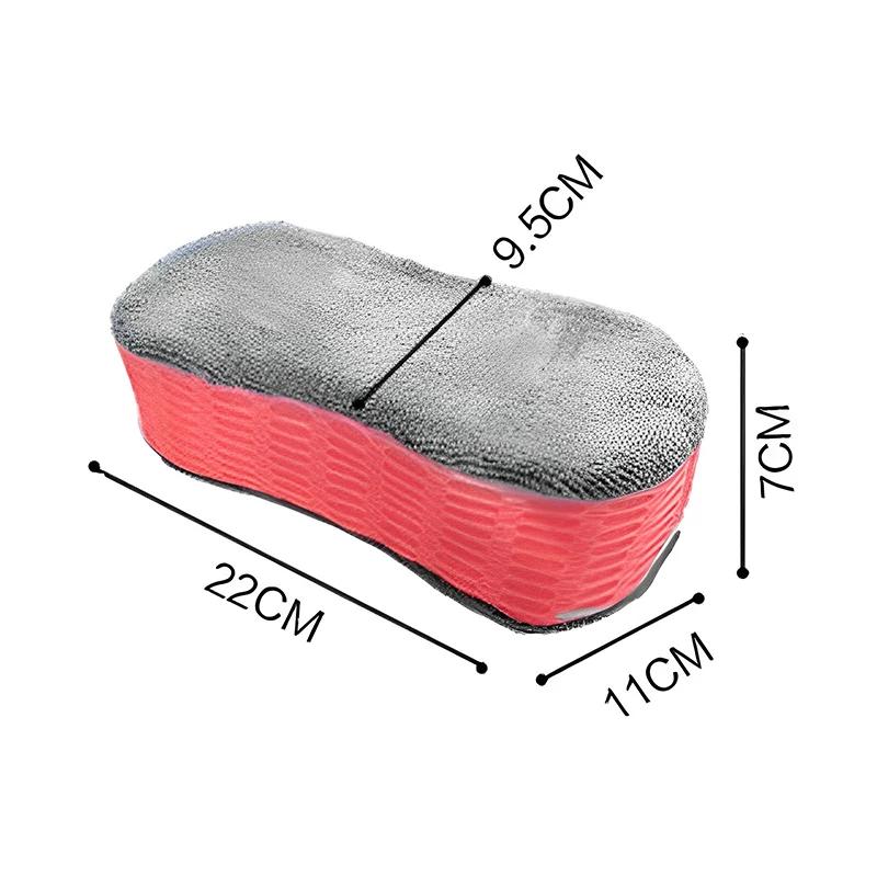 

1/2Pcs Car Wash Mesh Sponge Extra Large Clean Honeycomb Coral Thick Sponge Block High Density Detailing Brush Car Cleaning Tools