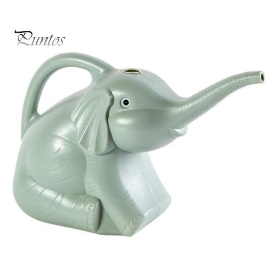 2L Gießkanne, Elefantenform, großes Fassungsvermögen, extra langer Ausguss, einteilige Konstruktion, Gartengerät für Kinder, einfache Wasserkontrolle, Garten, Balkon, Bauernhof