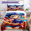 3pcs Duvet Cover Set (1*Duvet Cover + 2*Pillowcase, Without Core), doll Print Soft All‑Season Bedding Set, Home Bedroom Decor Gift