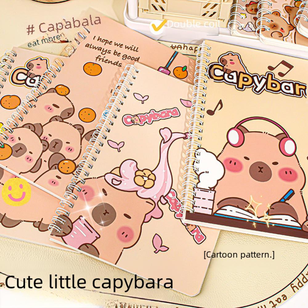 Capybara Notepad Waterproof Daily Notes Cute Kawaii Notebook  Exam Preparation