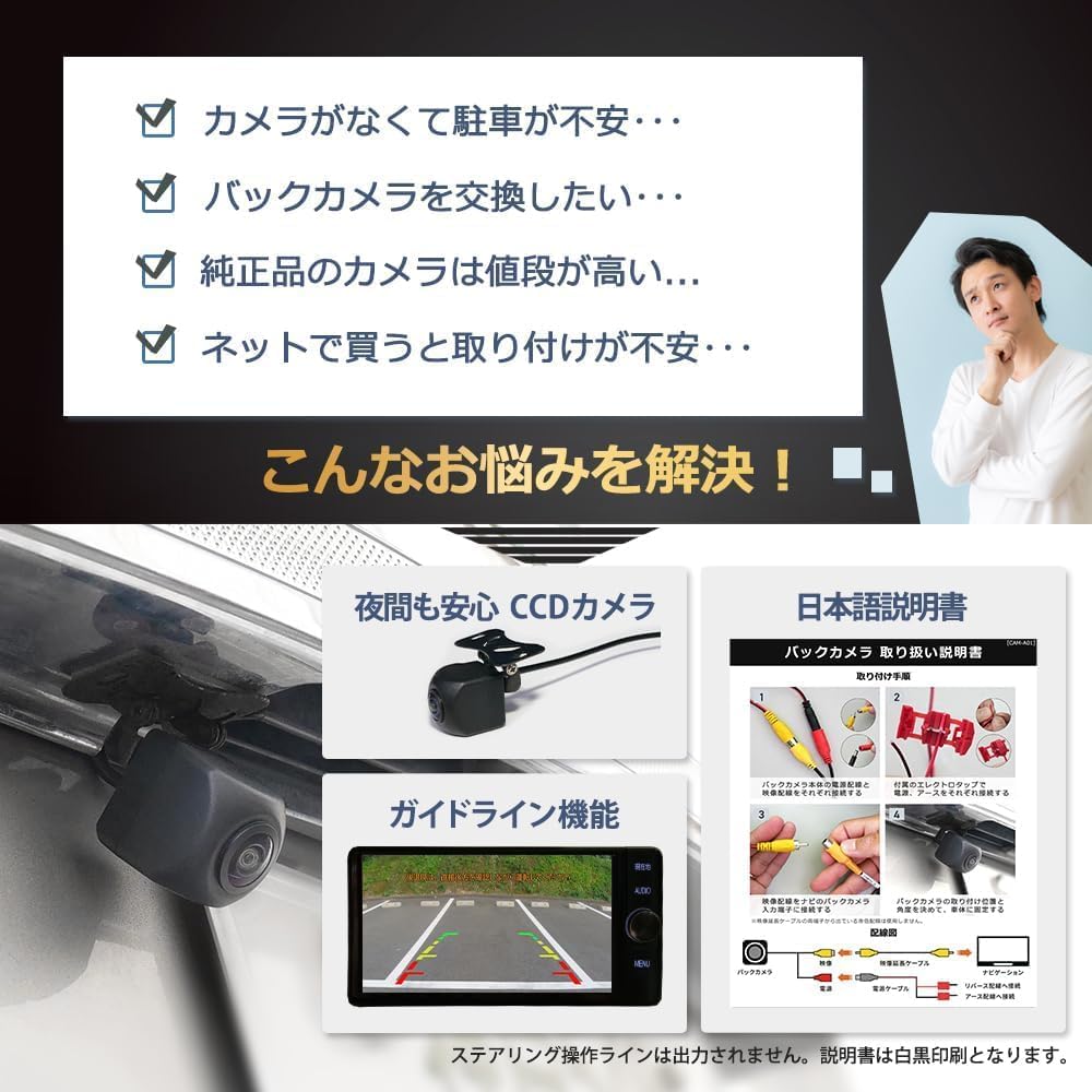 FH-6500DVD FH-8500DVS Back camera Car Compatible with Carrozzeria Compatible with
