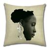 Abstract Painting Africa Cus On Cover African Woman Home Decor Pillow Case Gallery Exotic Ethnic Stye Linen Cus On Cover