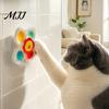 Exercise Spinner Toy for Cats Cat Spinning Ball, Suction Cup Interactive Toy, Rattle Glass Windows Ball Window Perch, Indoor Boredom