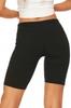 Ribbed Cycling Leggings with High Waist Fit Sports Tights MORAJ S/M black