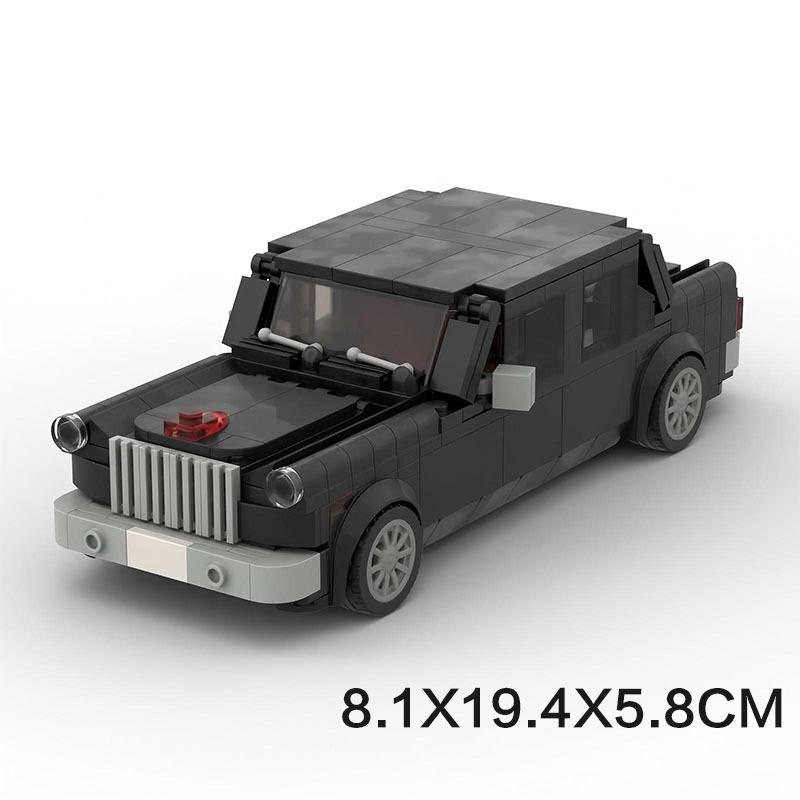 Совместимый конструктор Автомобиль Hongqi L5 Speed8 Сетка Автомобиль Сборка Конструктор Классический Отечественный Известный Автомобиль Набор