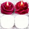 2 Stycken Romantiska 3D Ros Silikon Ljusformar - Återanvändbara Högkvalitativa Blomformar, Lämpliga för Aromaterapi Vax, Hauyers, Hantverksentusiaster