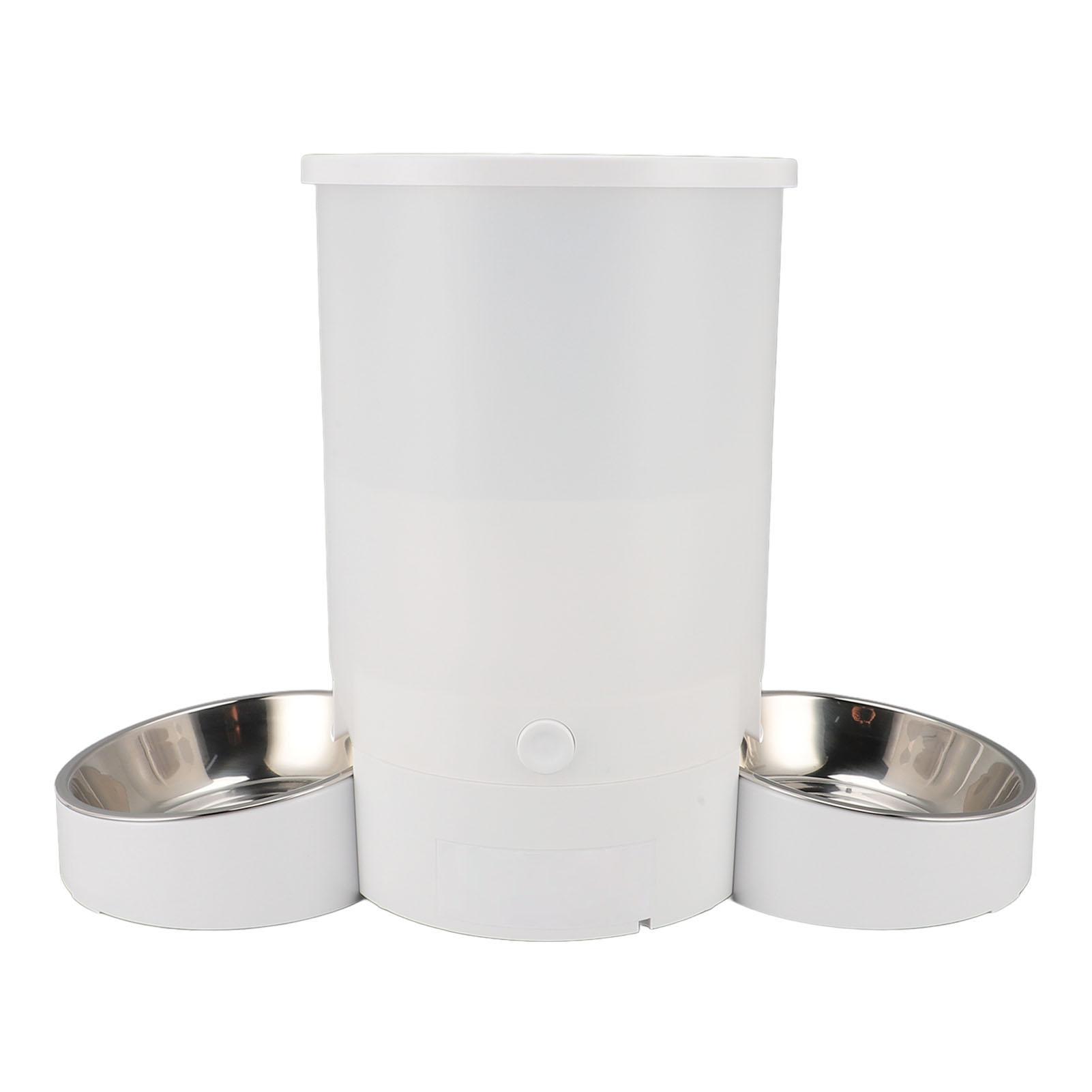 

Automatic Cat Feeder 3L Large Capacity Easy To Clean Smart Timed Dog Feeders with Stainless Steel Bowl For Pets Dogs Cats