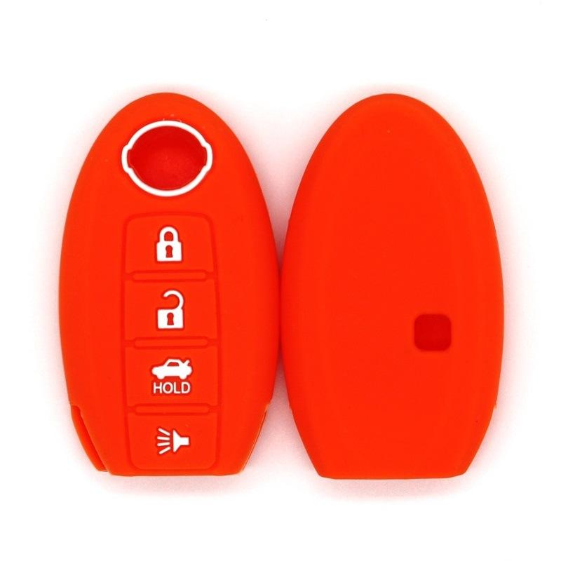 Suitable for Nissan Qashqai, Jinke Sylphy, Teana Sylphy smart 4-button silicone soft key bag