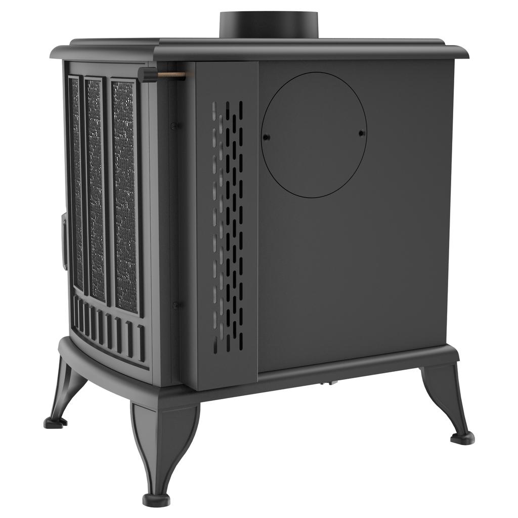 Wood Burning Cast Iron Stove KRATKI K6 Turbofan Ø 130 8 kW