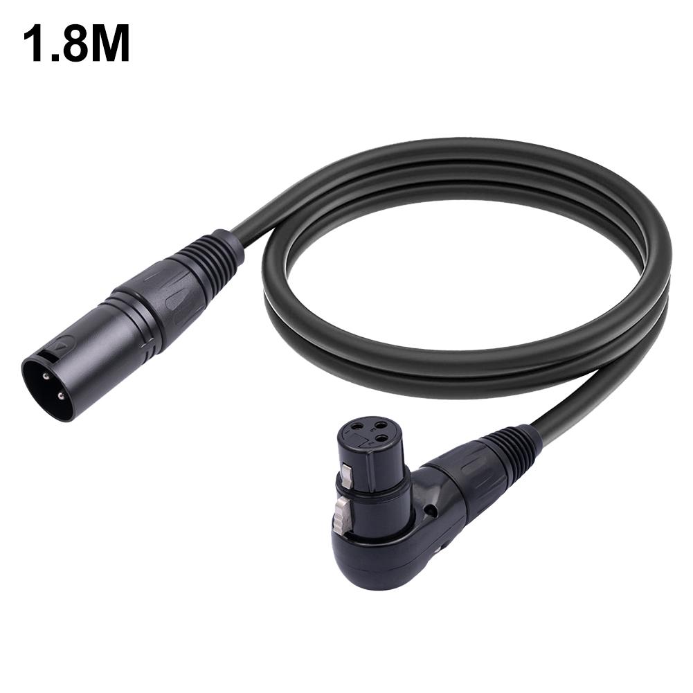 

90-Grad-XLR-Buchse auf geraden XLR-Stecker, 3-полюсный микрофонный кабель, аудиокабель