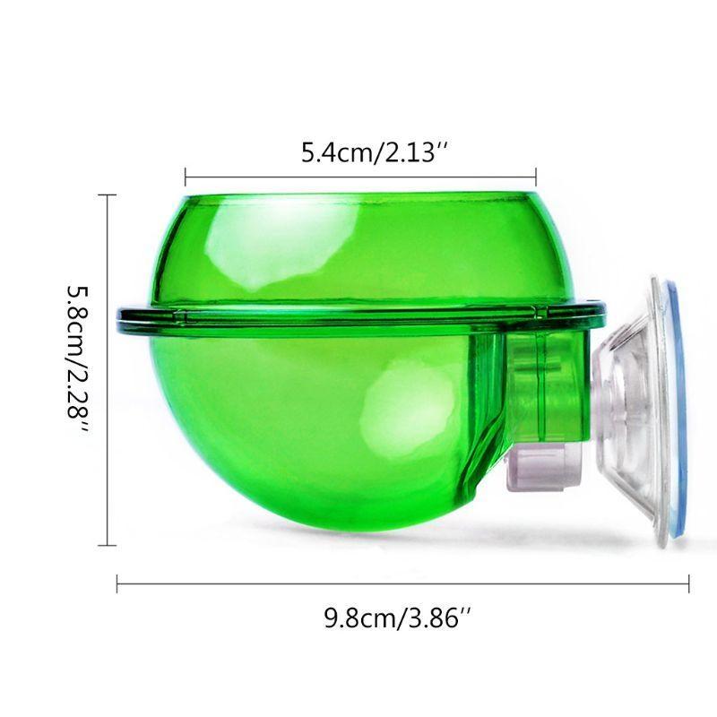 Reptiles Feeder Drinker with Suction Cup Anti-Escape Bowl for Chameleons