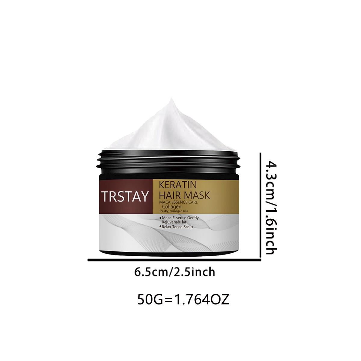 

Кератиновая маска для ухода за волосами волшебным образом восстанавливает повреждения, делает волосы кудрявыми, блестящими, гладкими, выпрямленными Профессиональный уход за волосами, глубокое увлажнение и гладкость 50g