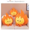 Flame-Shaped Plush Pillow Soft Stuffed Toy Kids Decorative Cushion Office Back Support Fun Gift