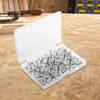 100Pcs DIY Transparent Push Pins Creative Multifunctional Thumb Tacks Durable with Box Cork Board Pushpin Wall Markers