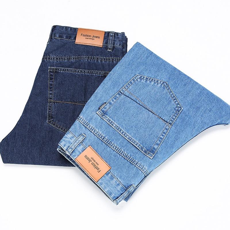 Men's Jeans Loose Straight-Legged Casual Pants Summer Business Youth Business Pants Pants Pants