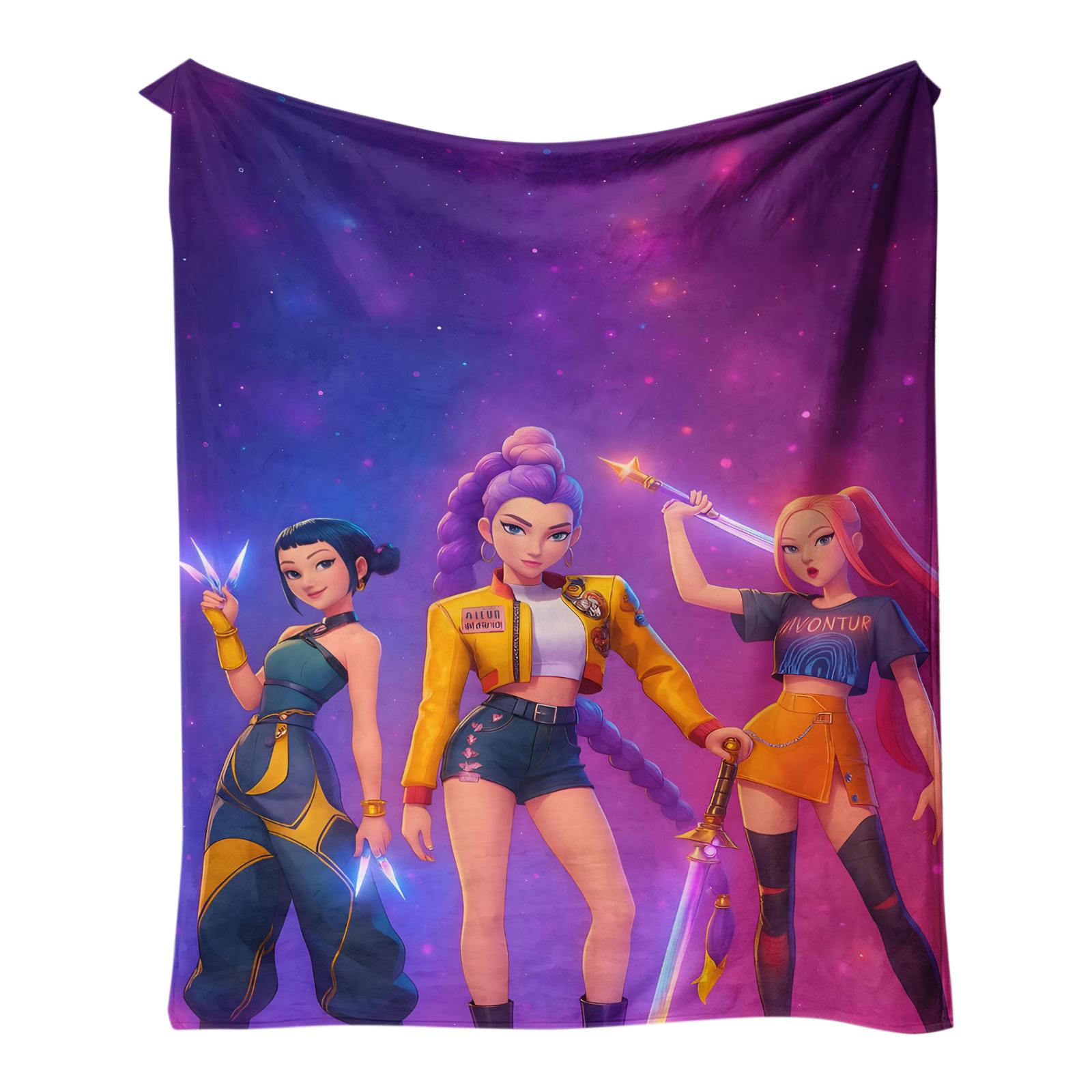 

70 * 100cm Anime Peripheral Printed Warm Blanket One Size