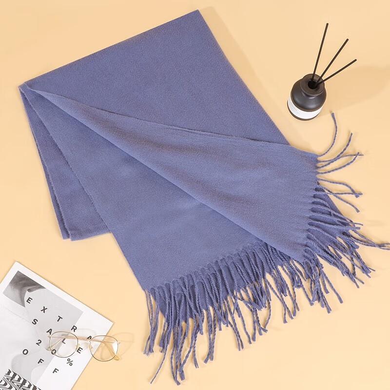 Aisiyalan Solid Color Large Winter Scarf