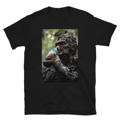 Swamp Thing Drinking a Soda On Set T-shirt