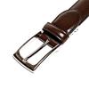 [KIETH] Men's Business Belt, Smooth Leather, Cowhide, Dark Brown, 30mm Width, One Size Fits All, Over 50 Years of History and Craftsmanship, Made In