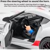 1:32 Scale Supra GT4 Prado Car Model Toy Doors Opened Sound Light Pull Back High Simulation Cars Models for Children's Toys