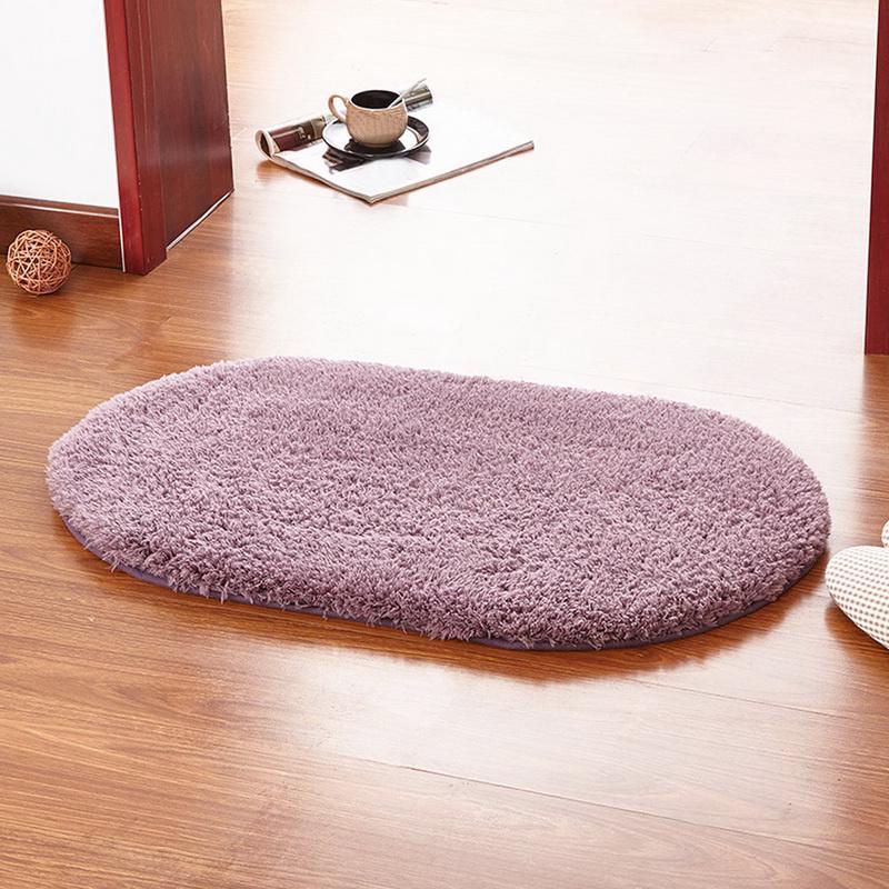 40 60cm Slip Resistant Pad Fluffy Oval Carpet Floor Mats Anti Skid Buy From 8 On Joom E Commerce Platform