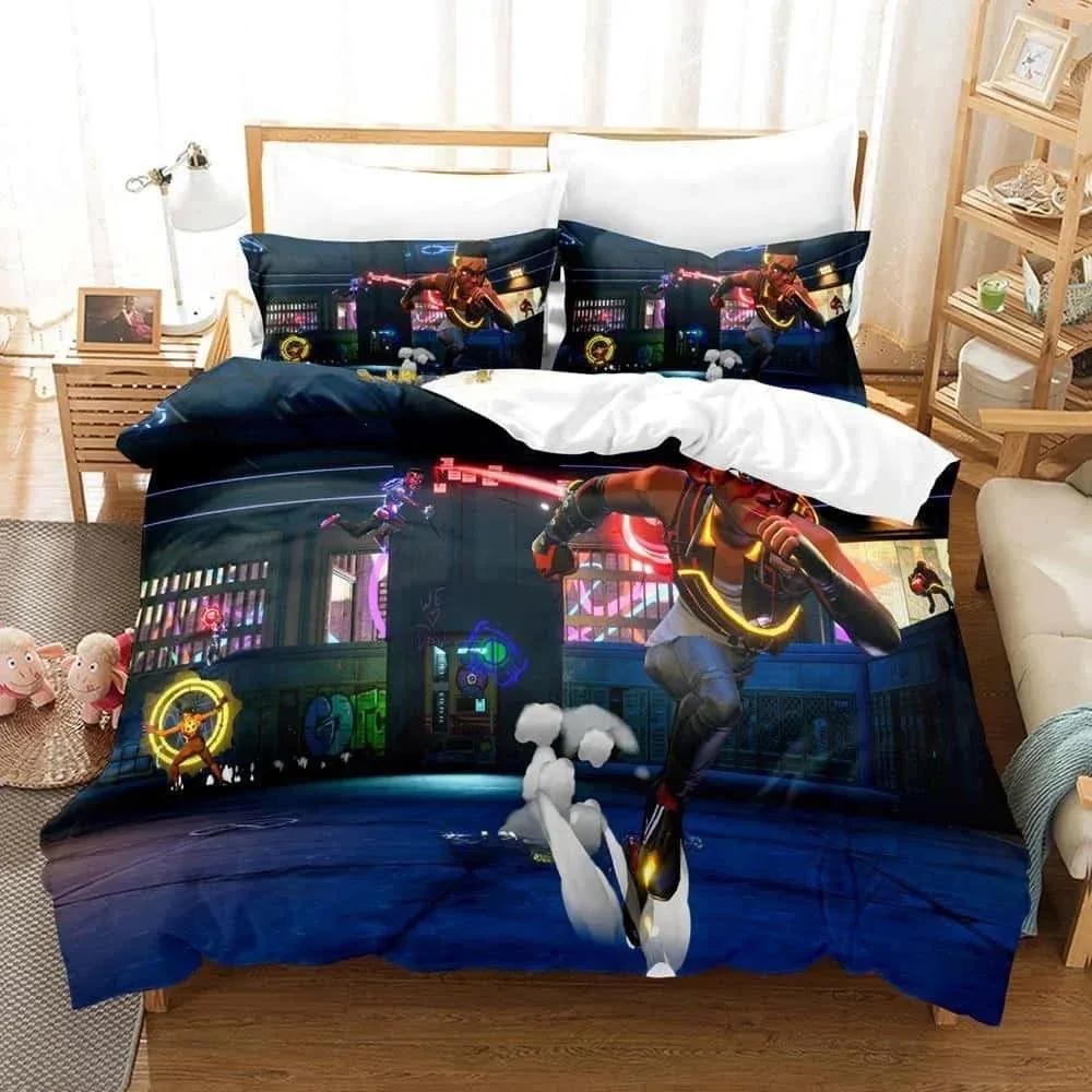 3D Print Game Knockout City Bedding Set Single Twin Full Queen King Size Bed Set Adult Kid Bedroom Duvet Cover Sets Home Textile