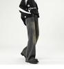 Men's American Retro Wide-Leg Cleanfit Jeans - Autumn/Winter Flared Style