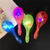 10PCS Plastic Blinking Light Up Maracas Safe Durable Noise Makers For Kids Adults Dance Performances