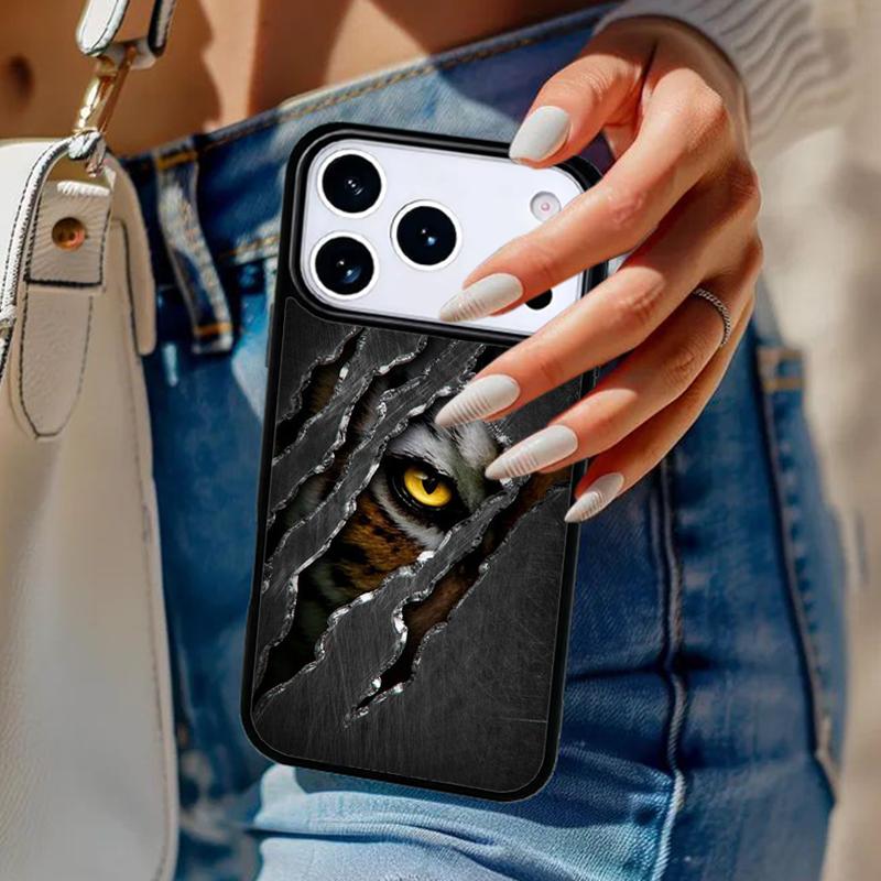 Animal Lion Wolf Tiger Phone Case For iPhone 17 Air 14 15 13 12 Max Cover For Apple 14 15 16 16e 11 Pro Max Plus Coque