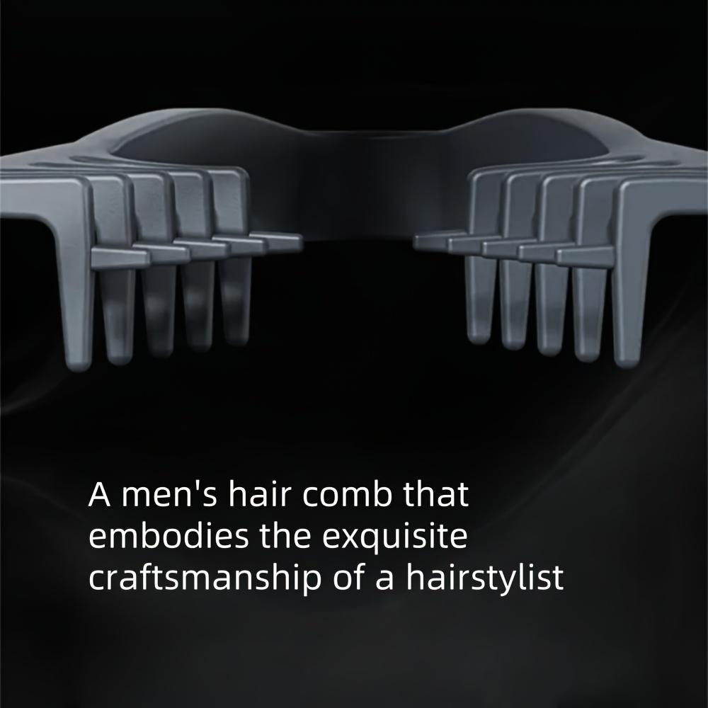 1PC/2PCS New Unisex Hair Comb with Root Volume - Foldable Plastic Styling Comb with Textured Teeth, Japanese-Korean Series