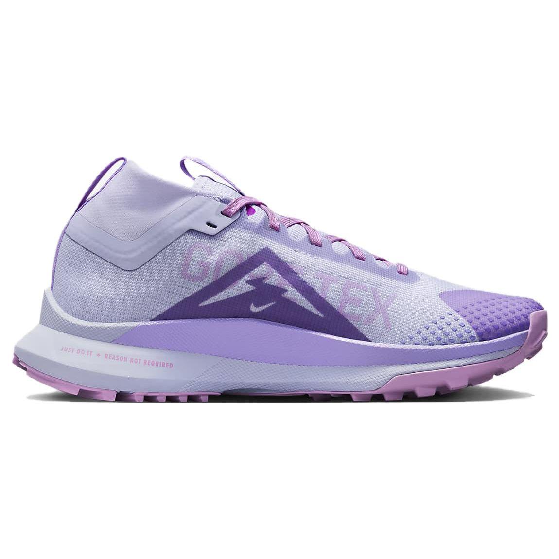 Женские кроссовки Nike React Pegasus Trail 4 GORE-TEX Oxygen Purple Pink Rush-Fuchsia — фото 2