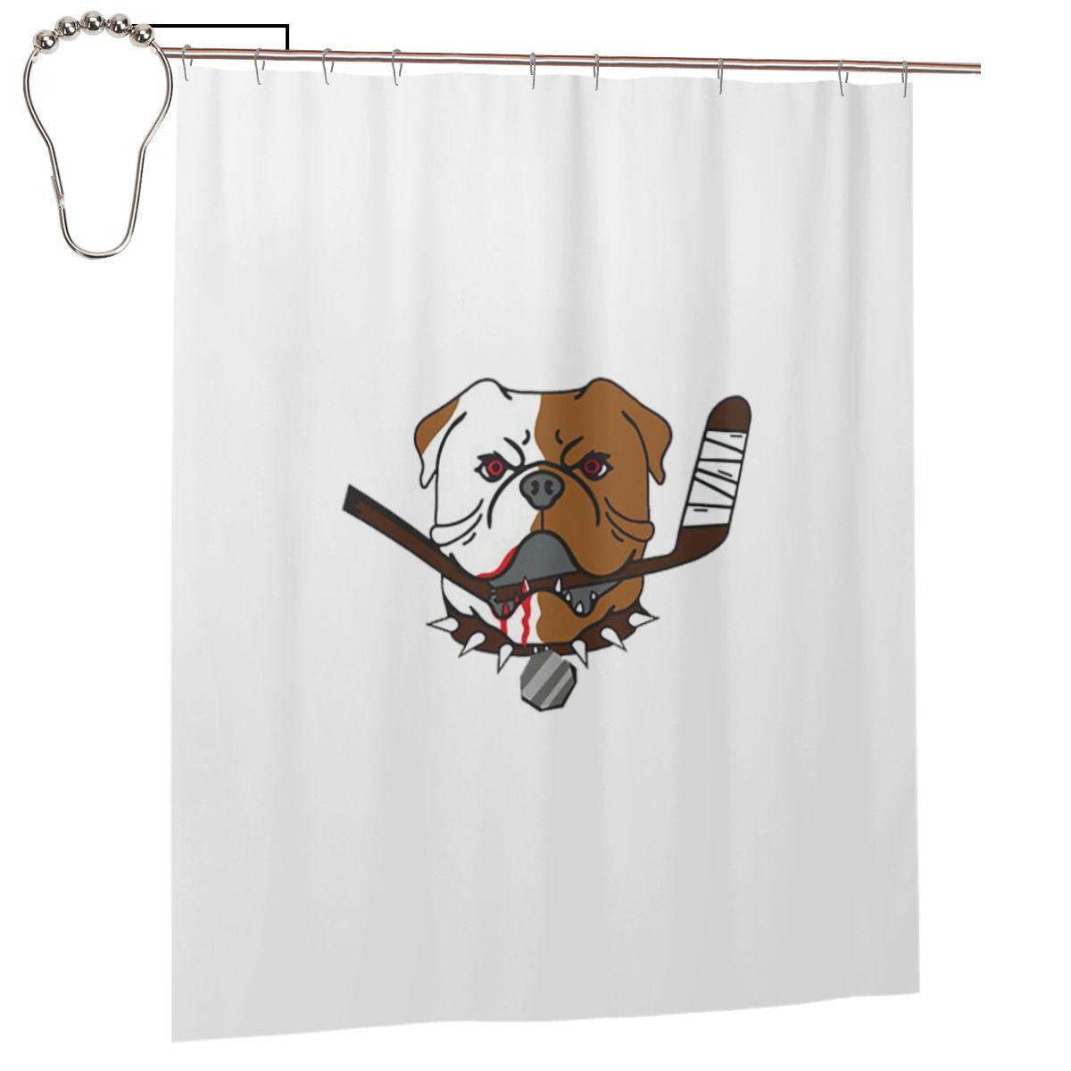 

Sudbury Bulldogs - Shoresy Logo Shower Curtain Bathroom Polyester Waterproof Bath Curtains With Hooks W60H190(CM)-1 Pcs