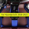 Car Floor Mats For Hyundai Ix35 IX 35 2018 Auto Interior Carpet Waterproof Covers Foot Pads Rugs
