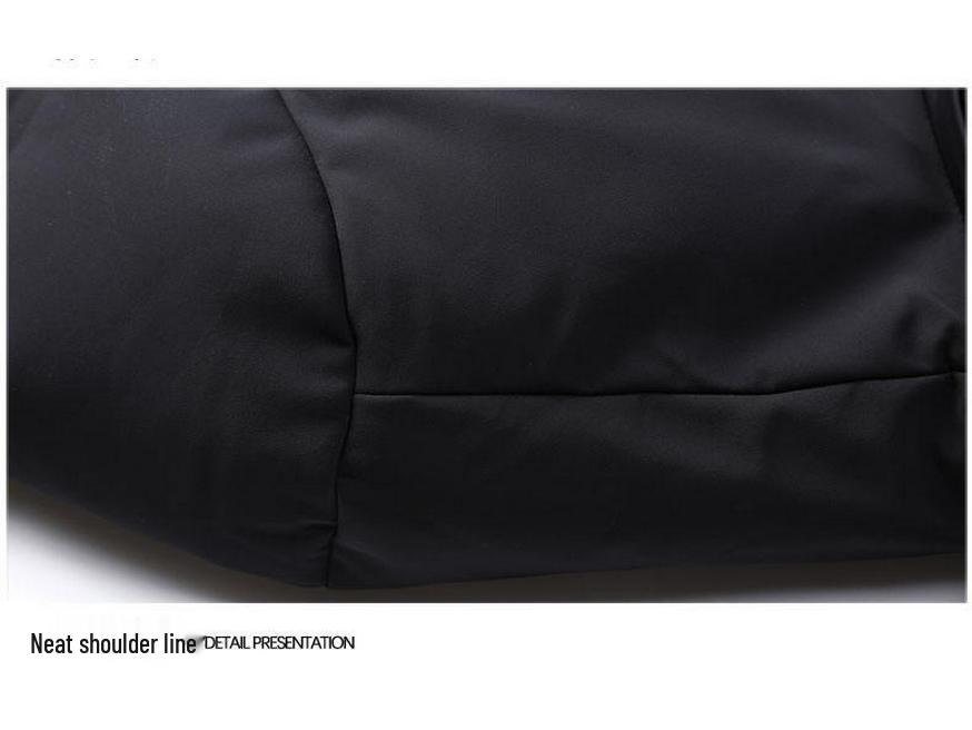 Doudoune à Capuche Mi-Longue pour Homme - Manteau d'Hiver Épais, Chaud et Décontracté