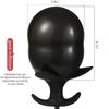 Silicone Inflatable Anal Plug Adult Sex Toy Masturbator Fisting Gay 18+