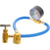 Didiseaon R134A Hose with Gauge and Can Tap, 1/2 Thread Hose Piercing Kits for American and European Vehicles